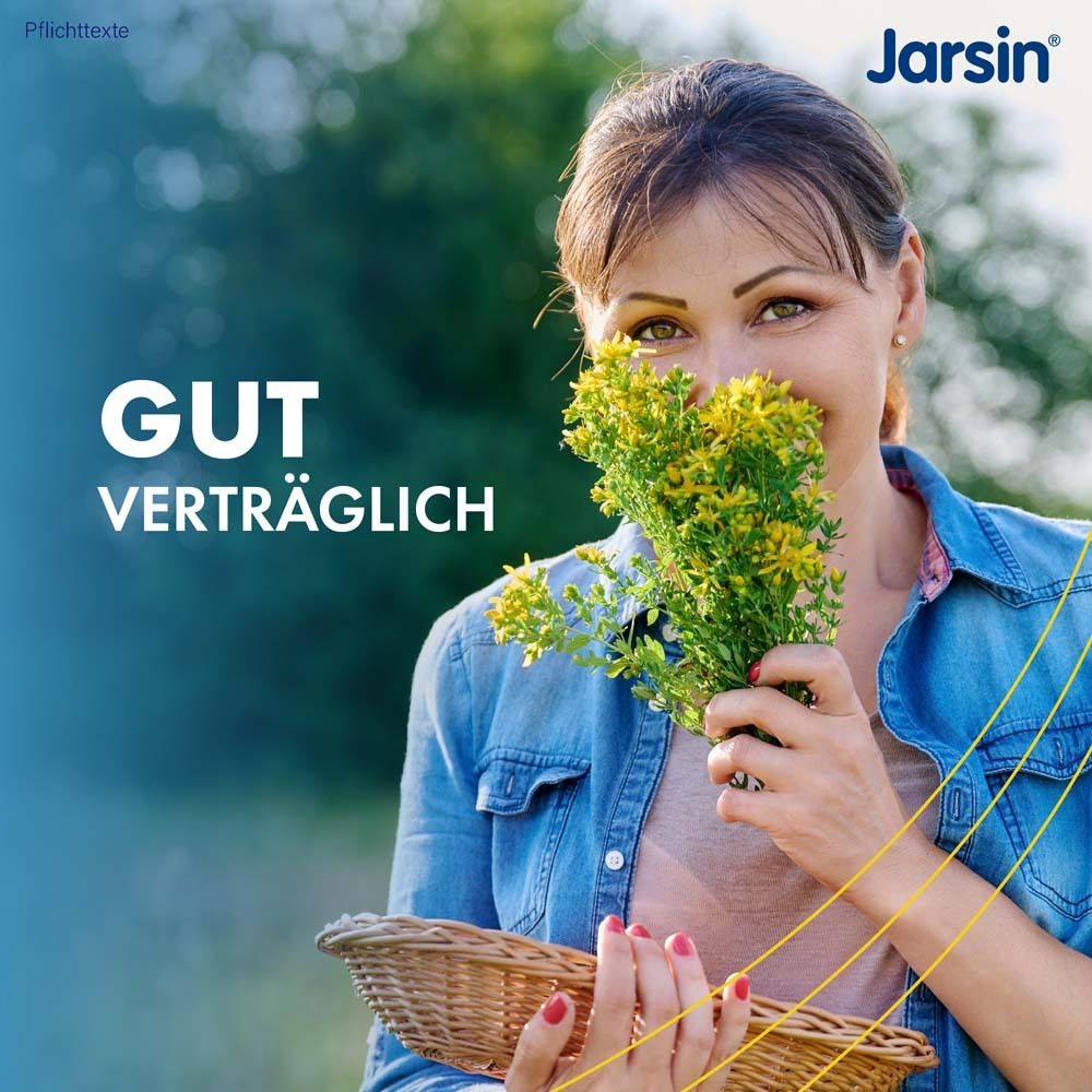 Frau hält Blumenstrauß vor dem Gesicht. Text: "Gut verträglich".