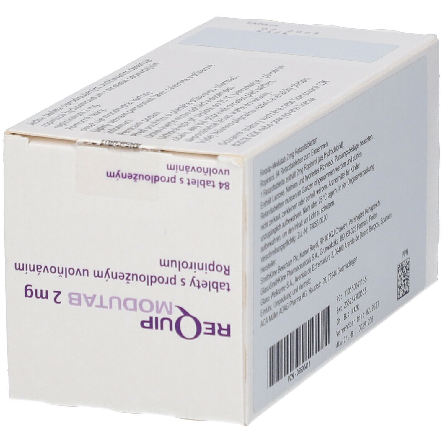 Requip-Modutab 2 mg Retard