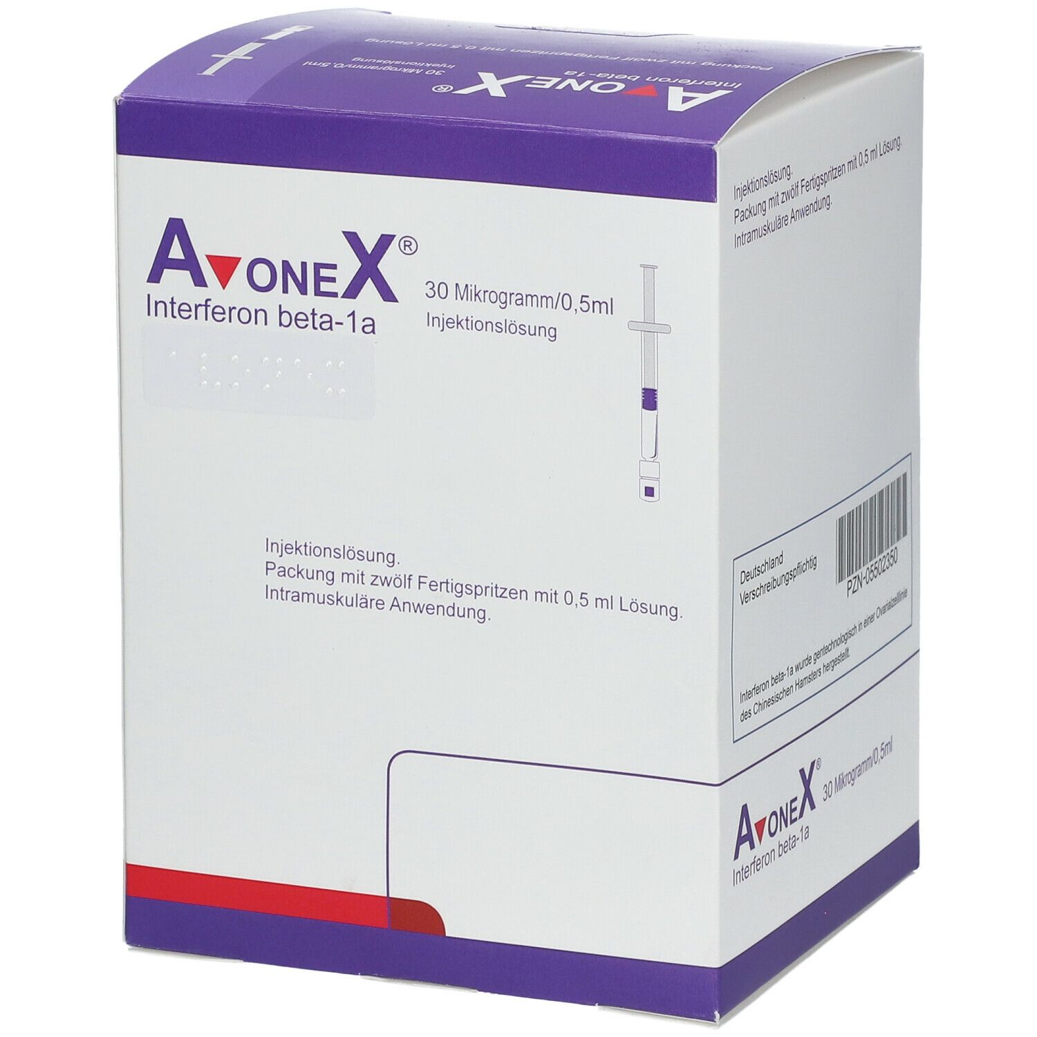 Avonex 30 µg/0,5 ml Luer Lock