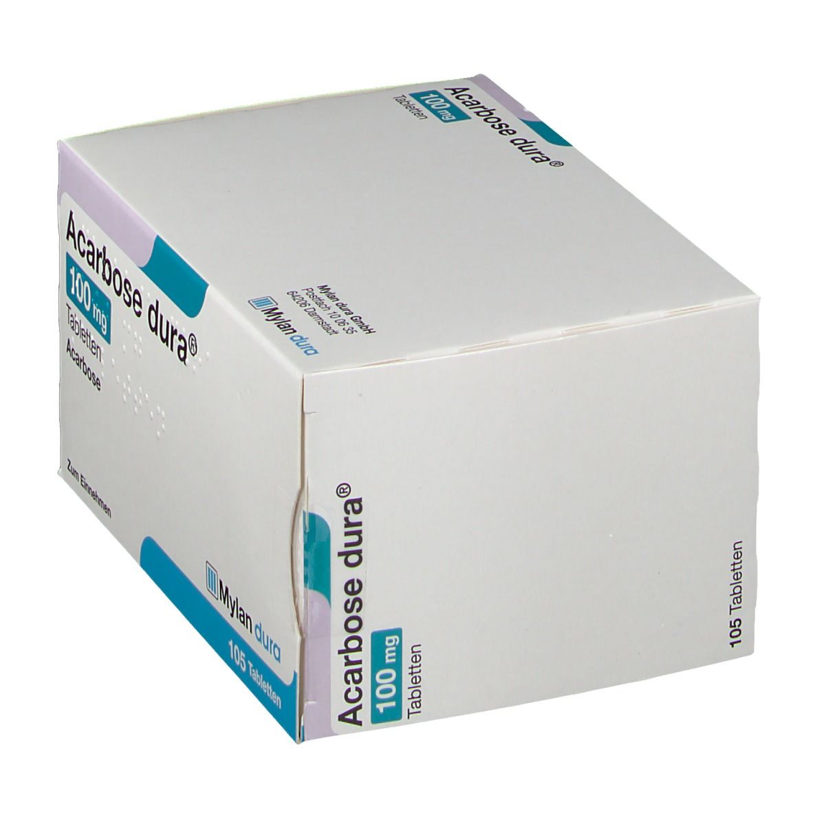 Acarbose dura 100 mg Tabletten 105 St