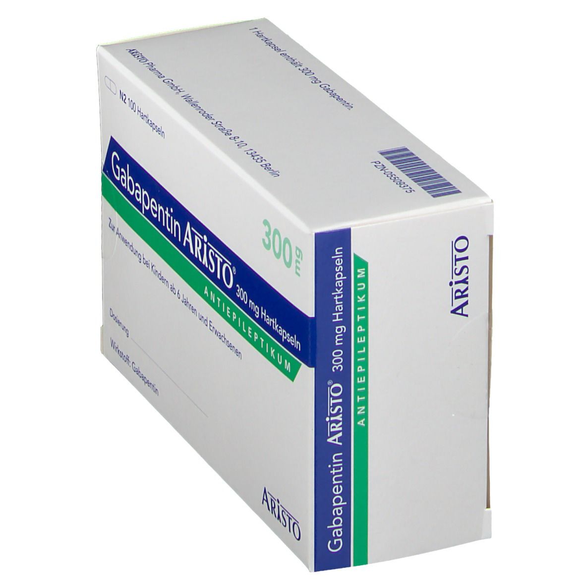 Gabapentin Aristo 300 mg Hartkapseln 100 St