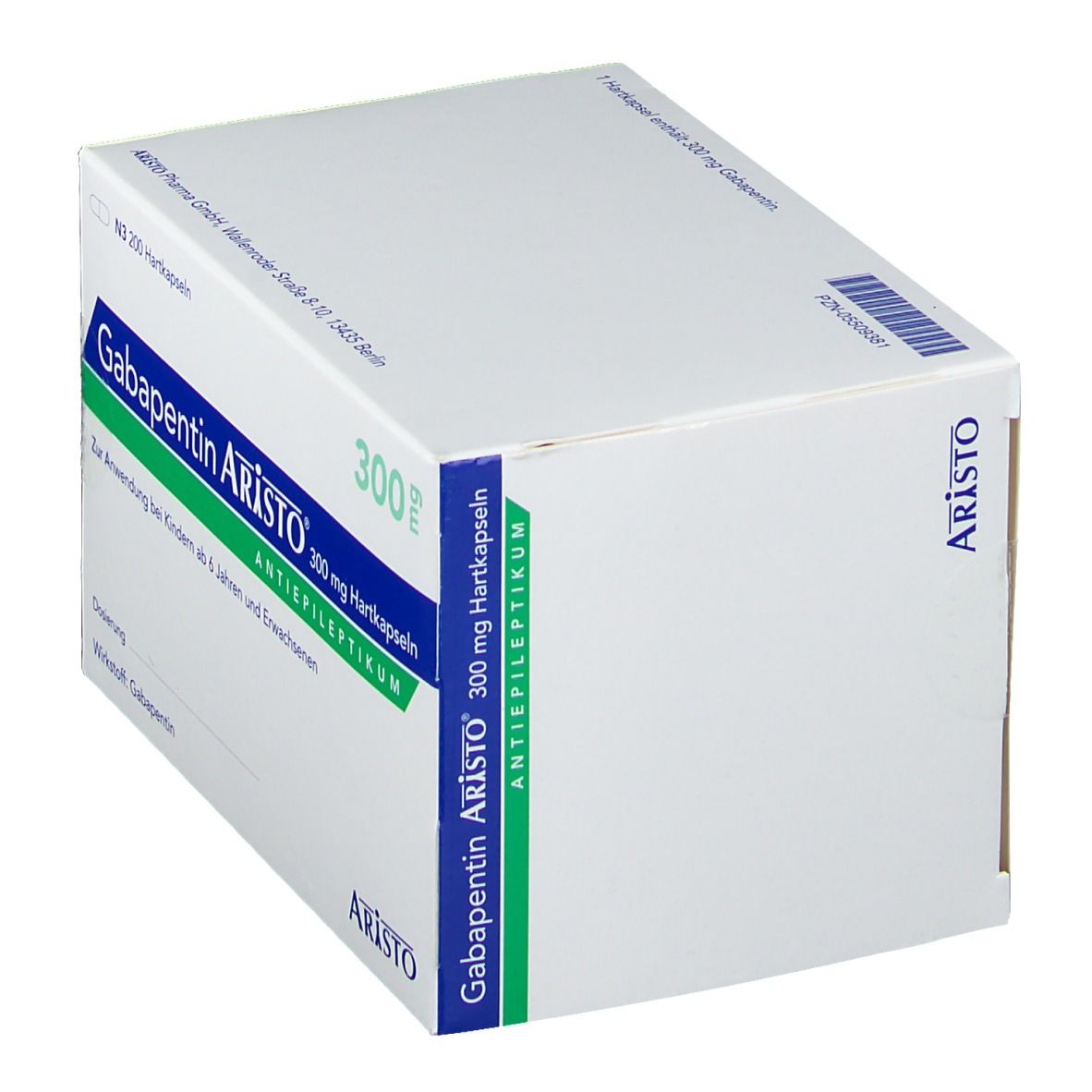 Gabapentin Aristo 300 mg Hartkapseln 200 St