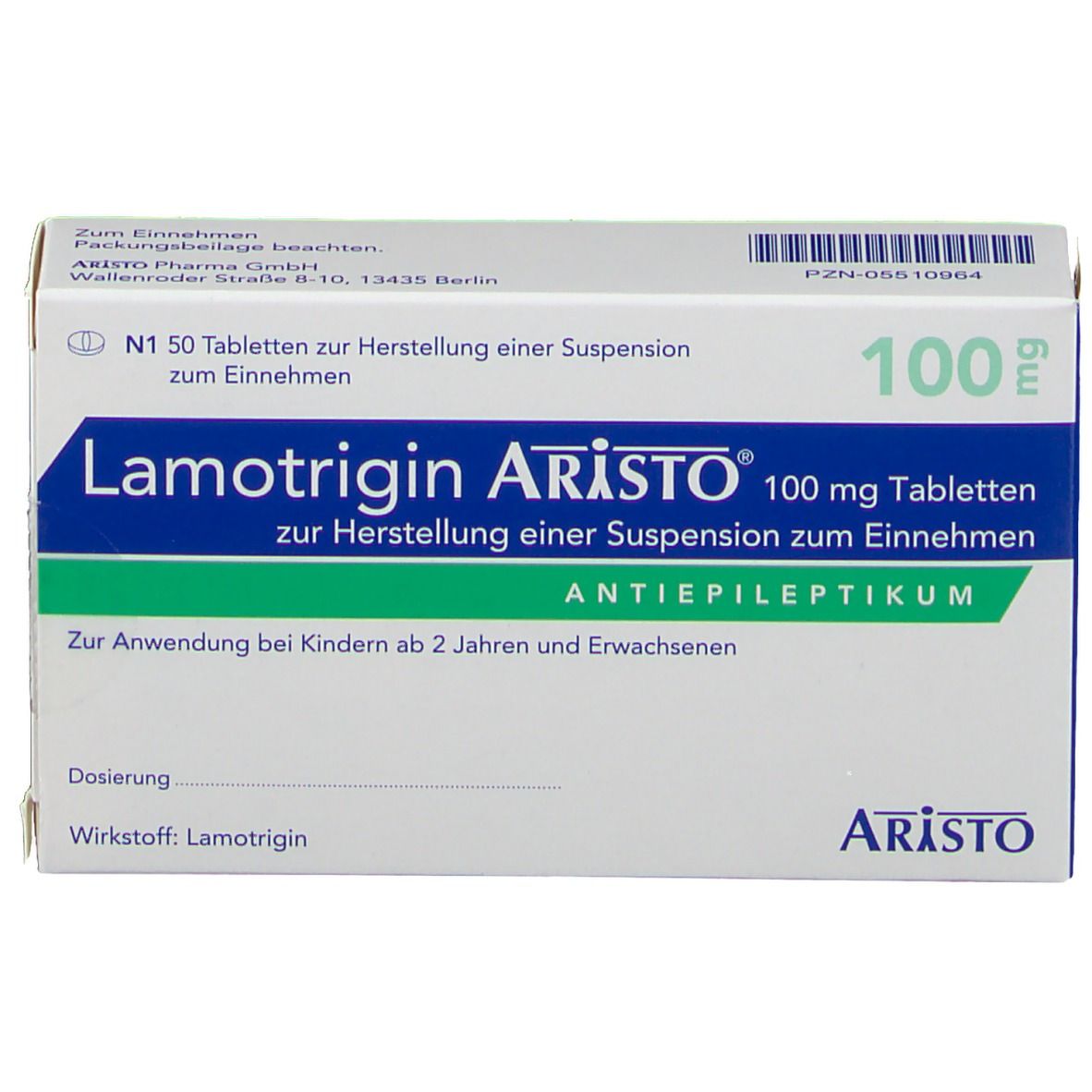 Lamotrigin Aristo® 100 mg