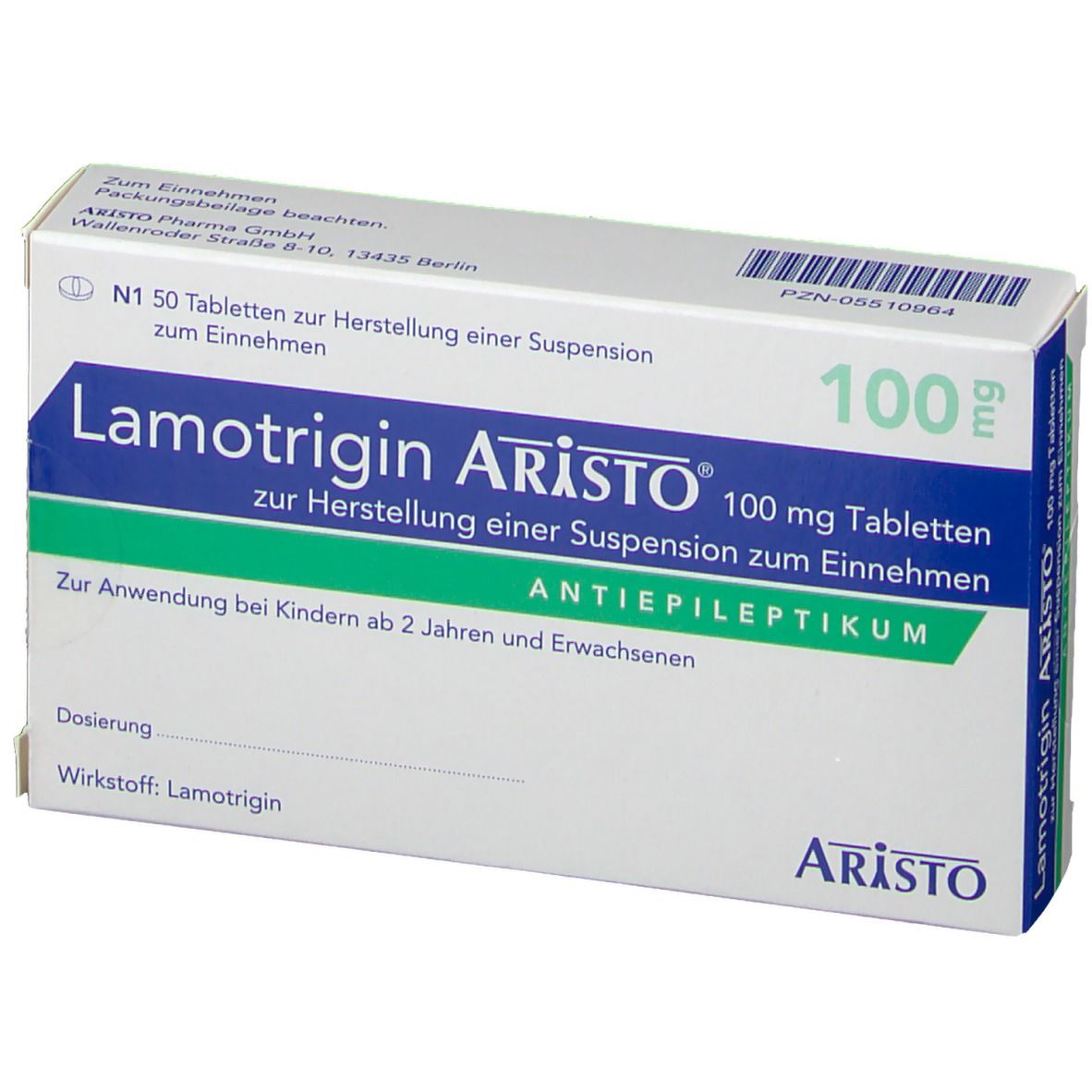 Lamotrigin Aristo® 100 mg