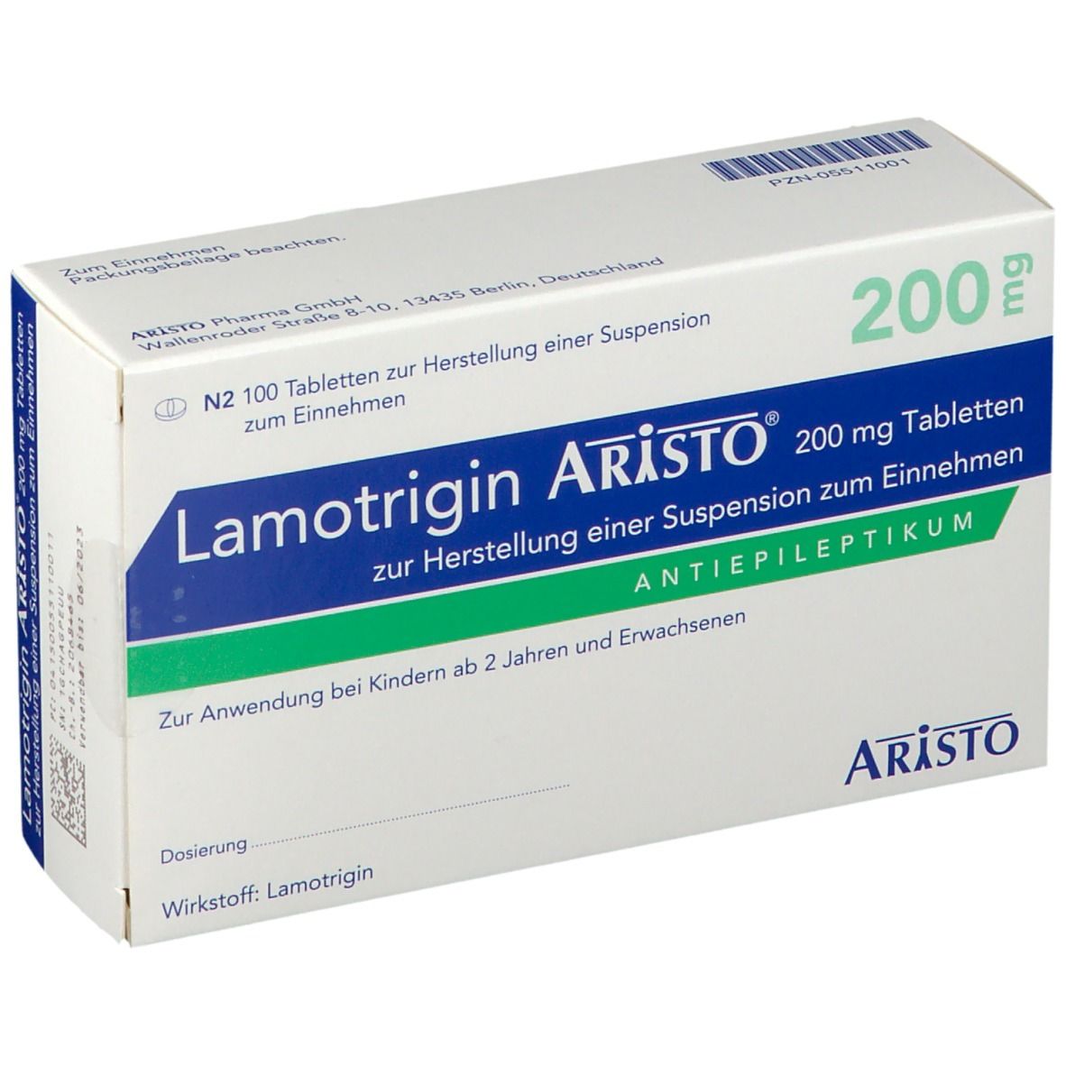 Lamotrigin Aristo® 200 mg