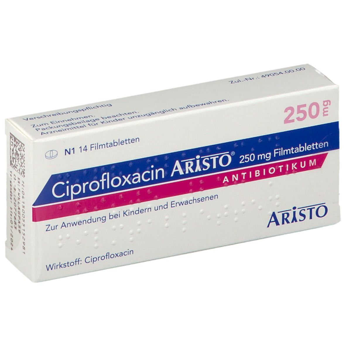 Ciprofloxacin Aristo® 250 mg