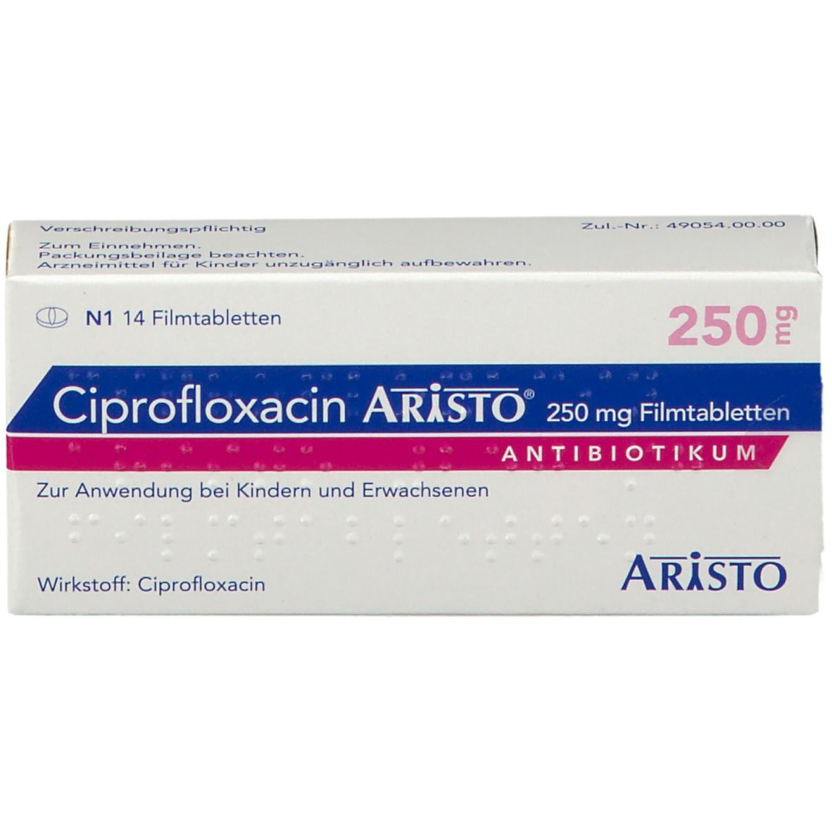 Ciprofloxacin Aristo® 250 mg