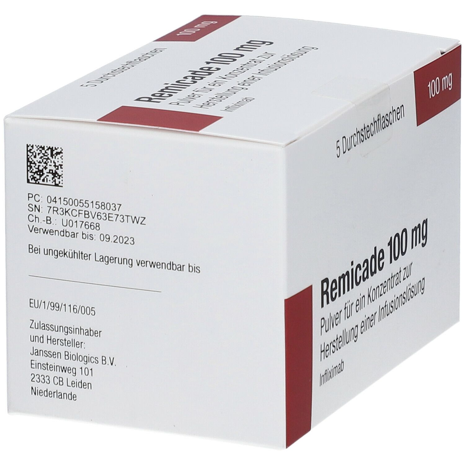 REMICADE 100 mg Plv.f.e.Konz.z.Her.e.Inf.-L.Dsfl.