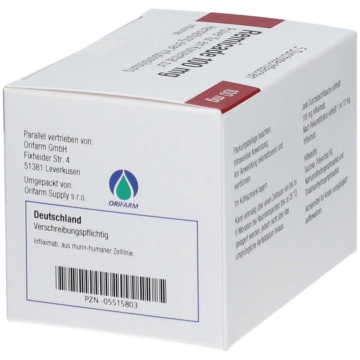 REMICADE 100 mg Plv.f.e.Konz.z.Her.e.Inf.-L.Dsfl.