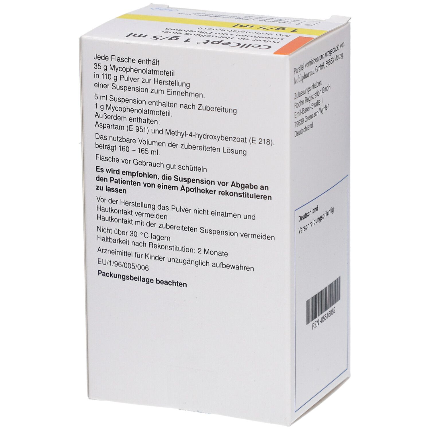 Cellcept 1 g/5 ml