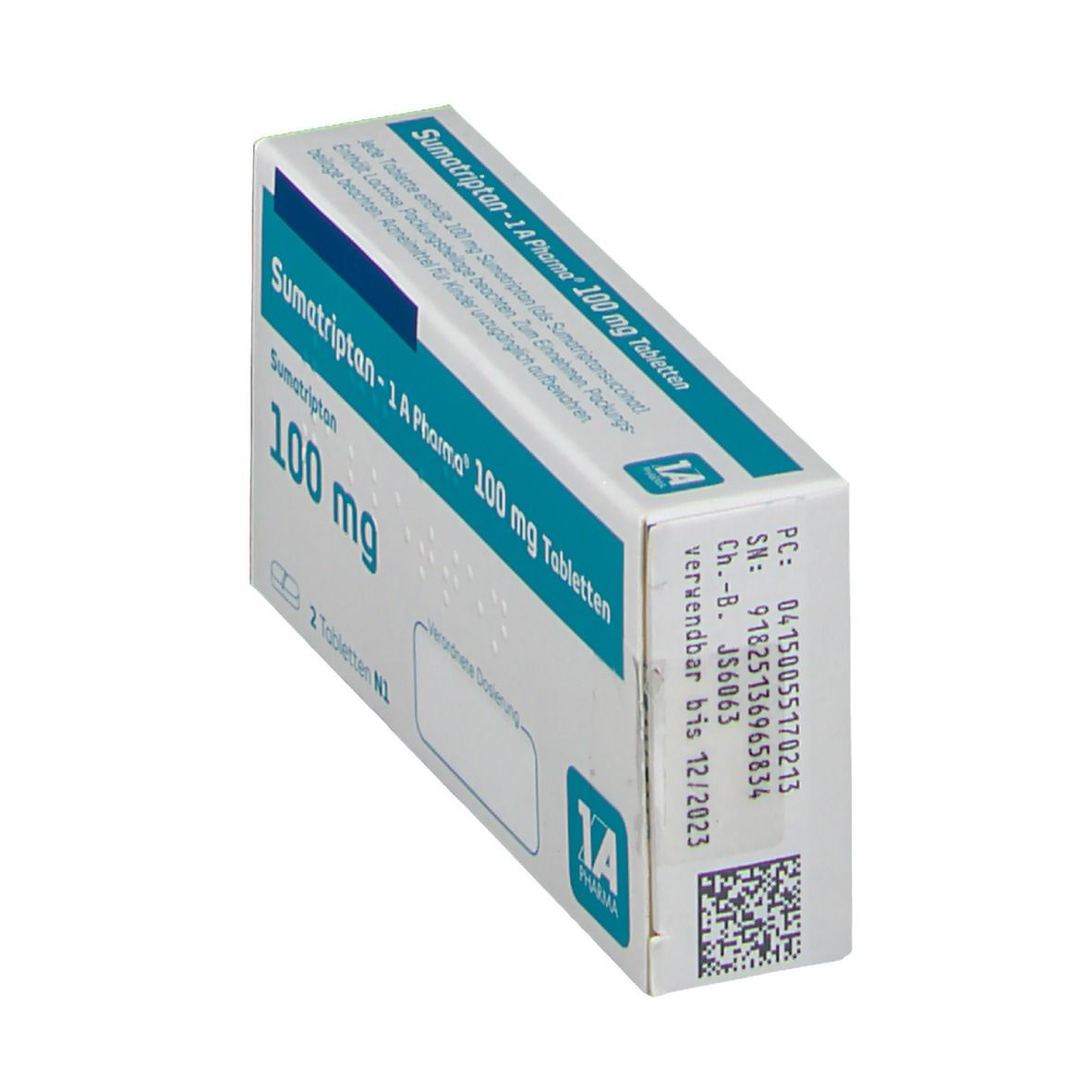 Sumatriptan 1A Phar 100Mg