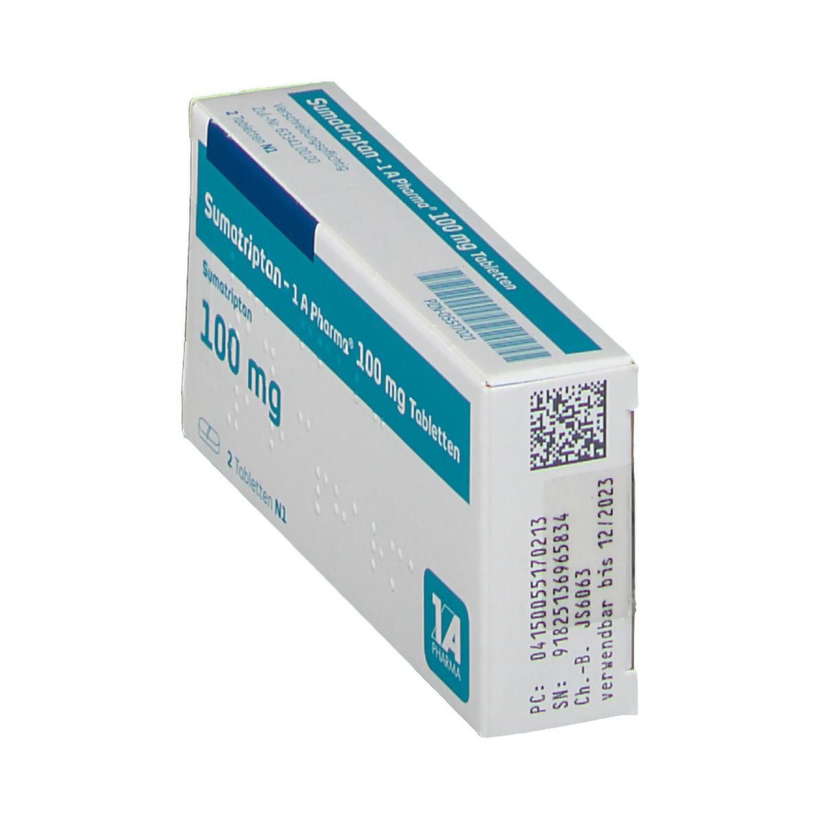 Sumatriptan 1A Phar 100Mg