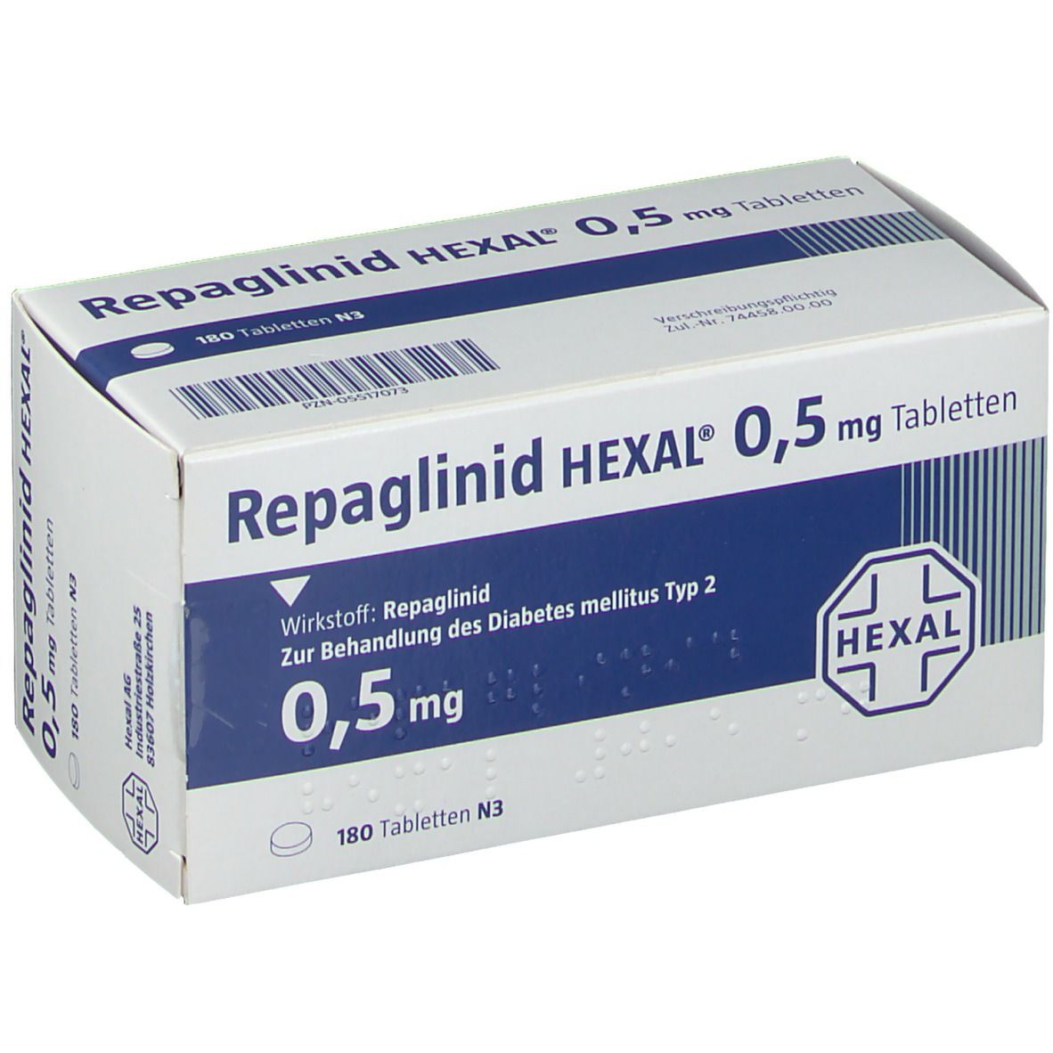 Repaglinid HEXAL® 0,5 mg