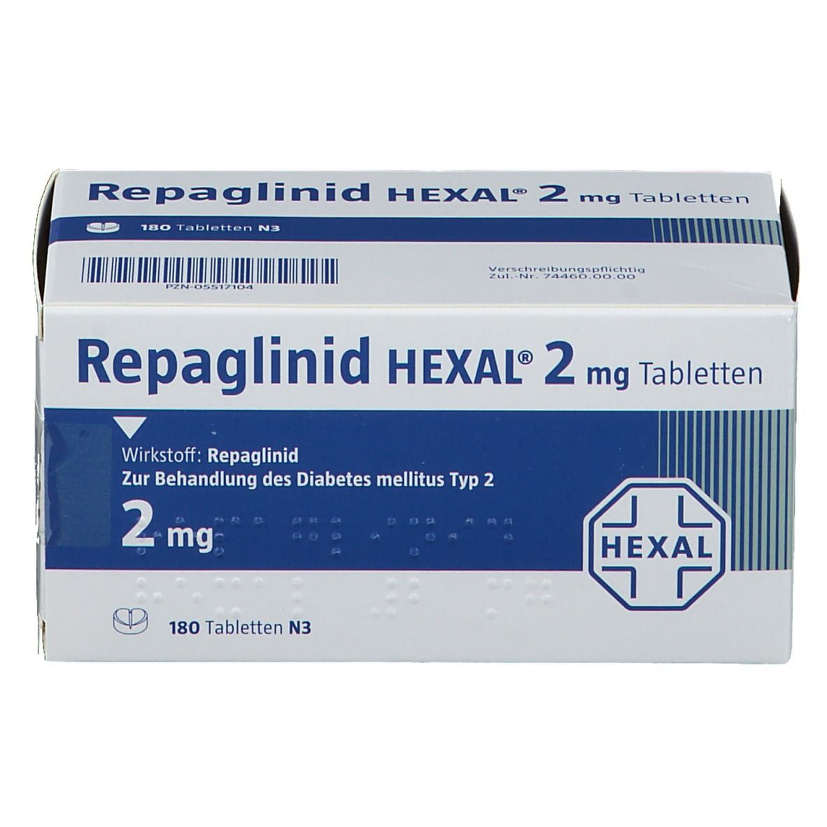 Repaglinid HEXAL® 2 mg