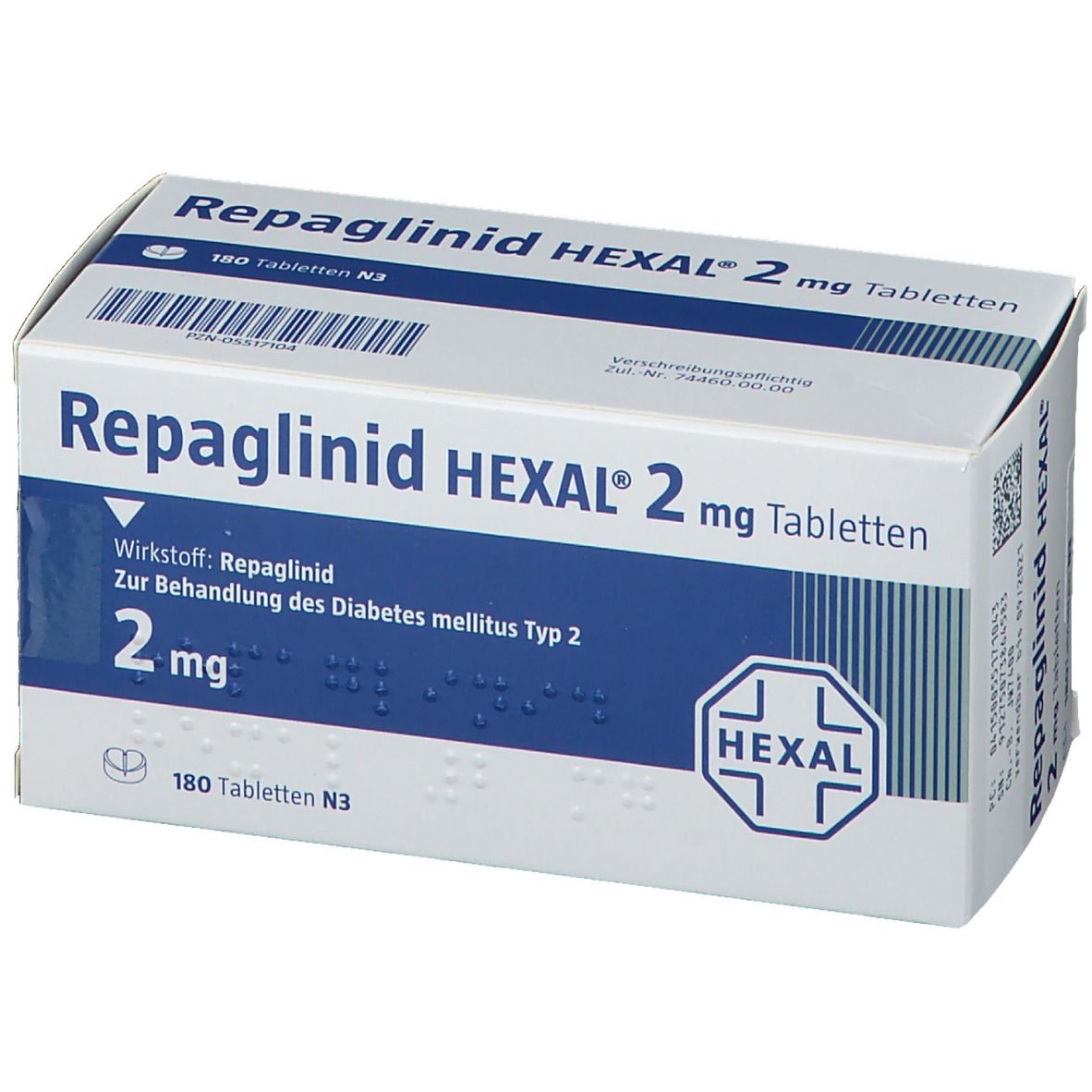 Repaglinid HEXAL® 2 mg