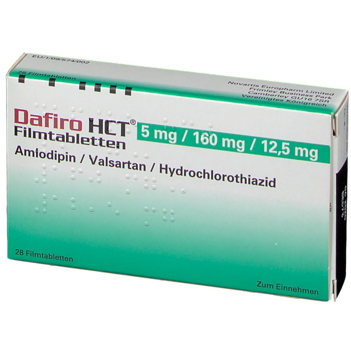 Dafiro HCT® 5 mg/160 mg/12,5 mg