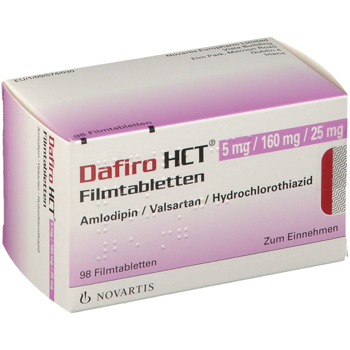 Dafiro HCT® 5 mg/160 mg/25 mg