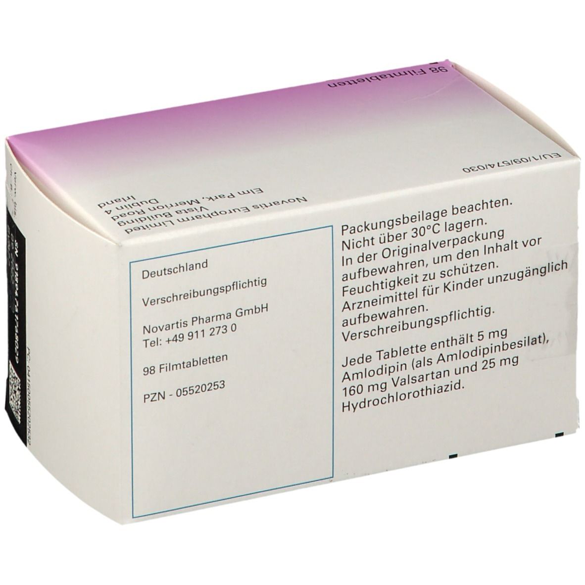 Dafiro HCT® 5 mg/160 mg/25 mg