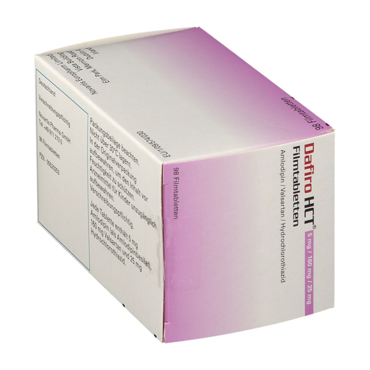 Dafiro HCT® 5 mg/160 mg/25 mg