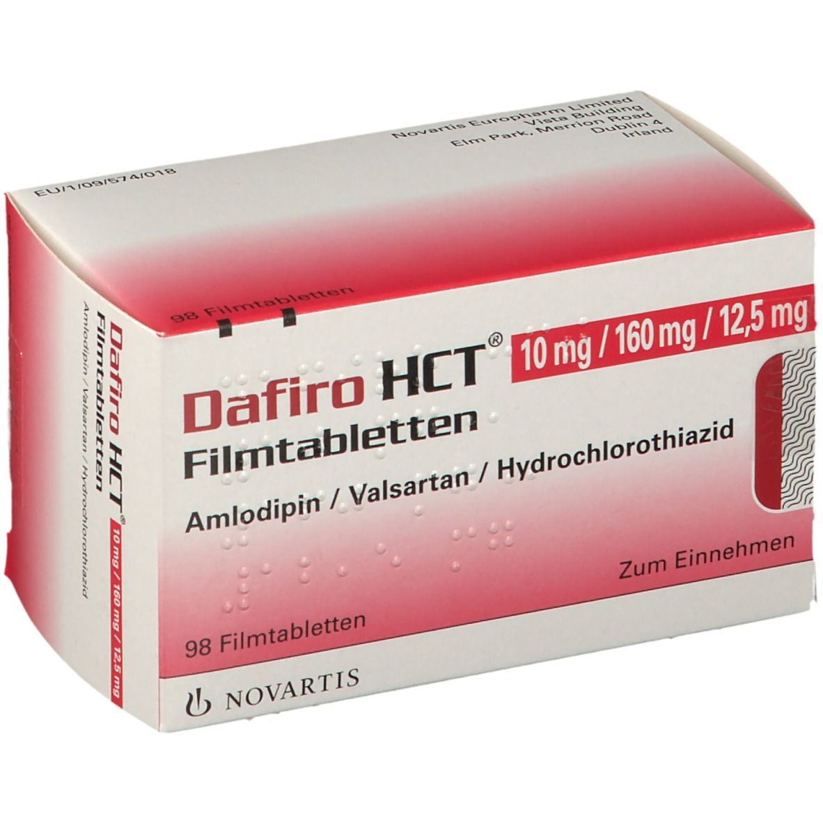Dafiro HCT® 10 mg/160 mg/12,5 mg