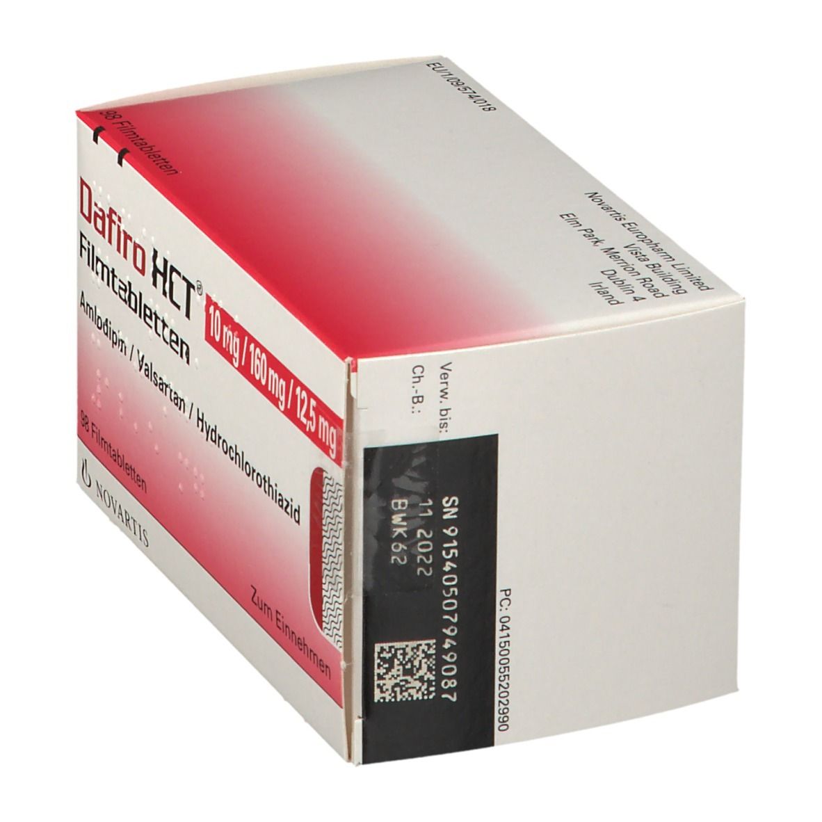 Dafiro HCT® 10 mg/160 mg/12,5 mg