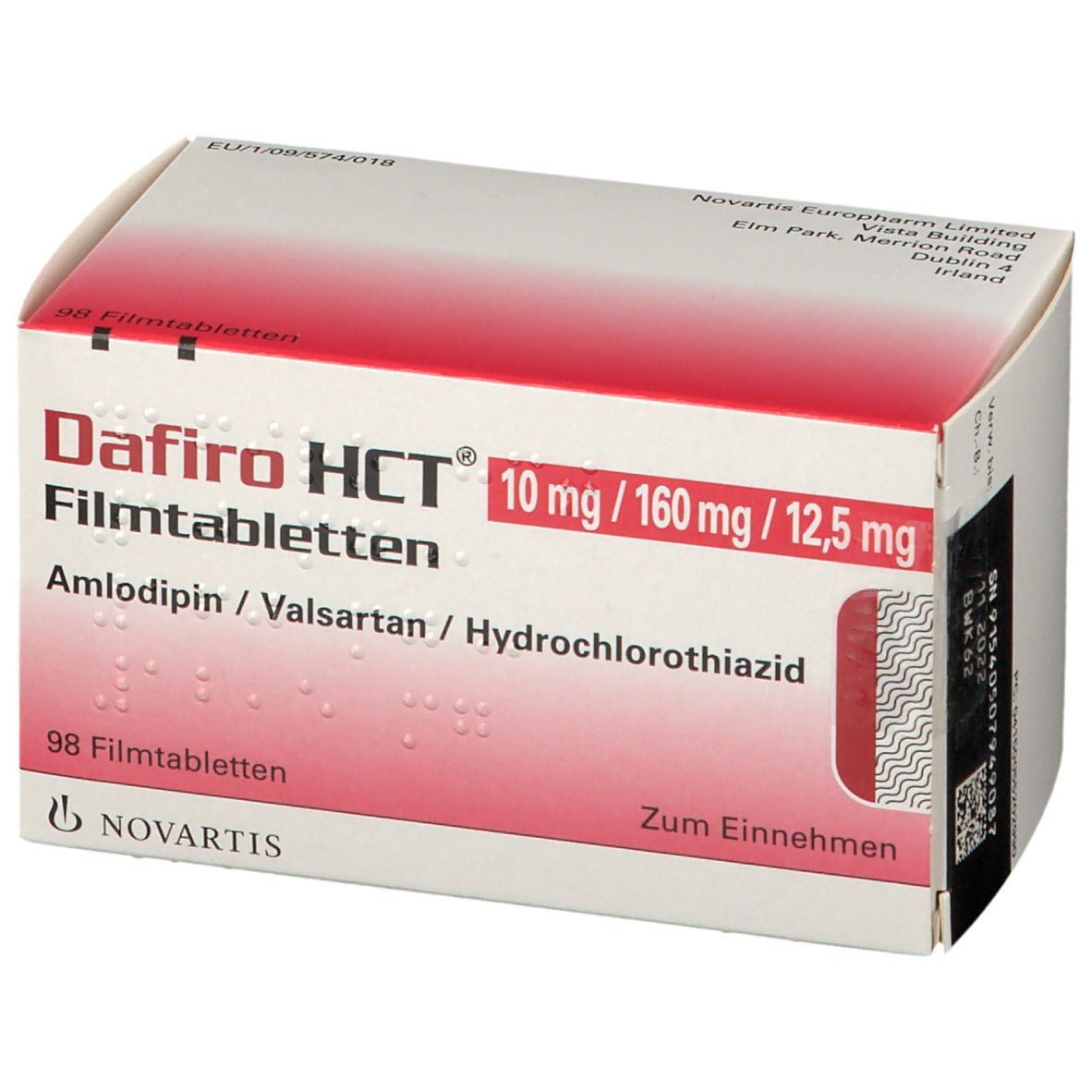 Dafiro HCT® 10 mg/160 mg/12,5 mg
