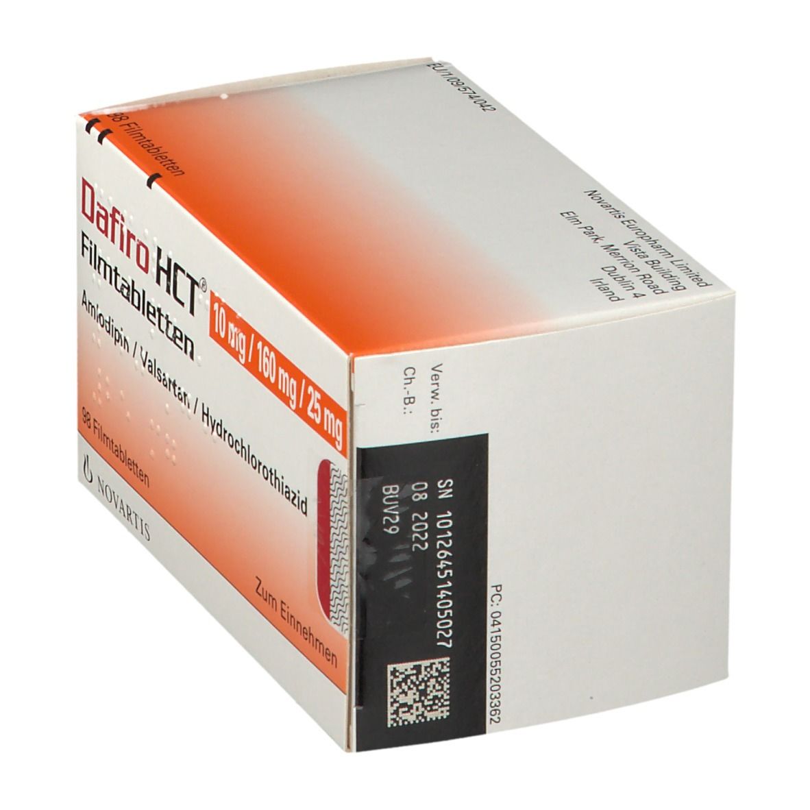 Dafiro HCT® 10 mg/160 mg/25 mg
