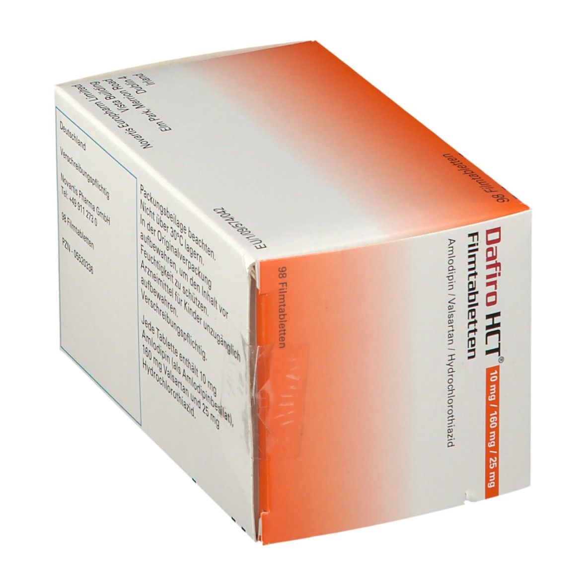 Dafiro HCT® 10 mg/160 mg/25 mg