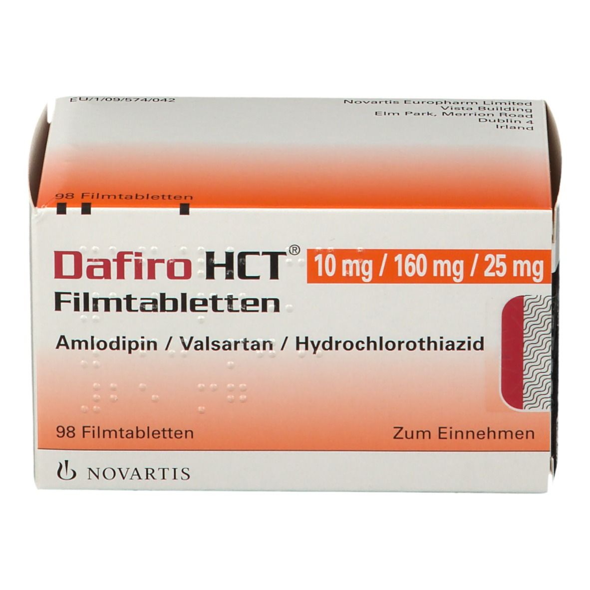 Dafiro HCT® 10 mg/160 mg/25 mg