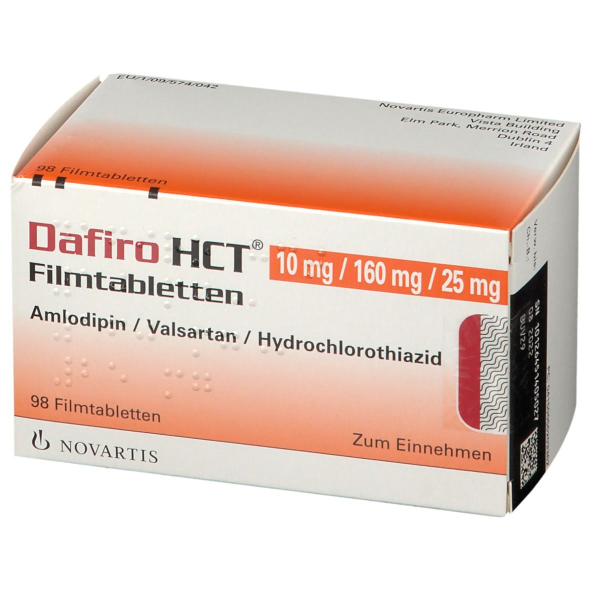 Dafiro HCT® 10 mg/160 mg/25 mg