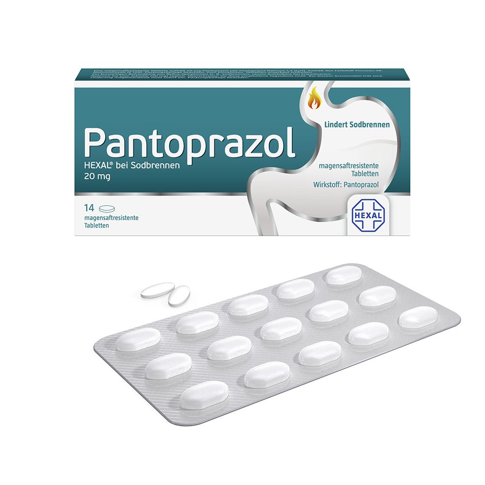 Pantoprazol HEXAL® bei Sodbrennen 20 mg