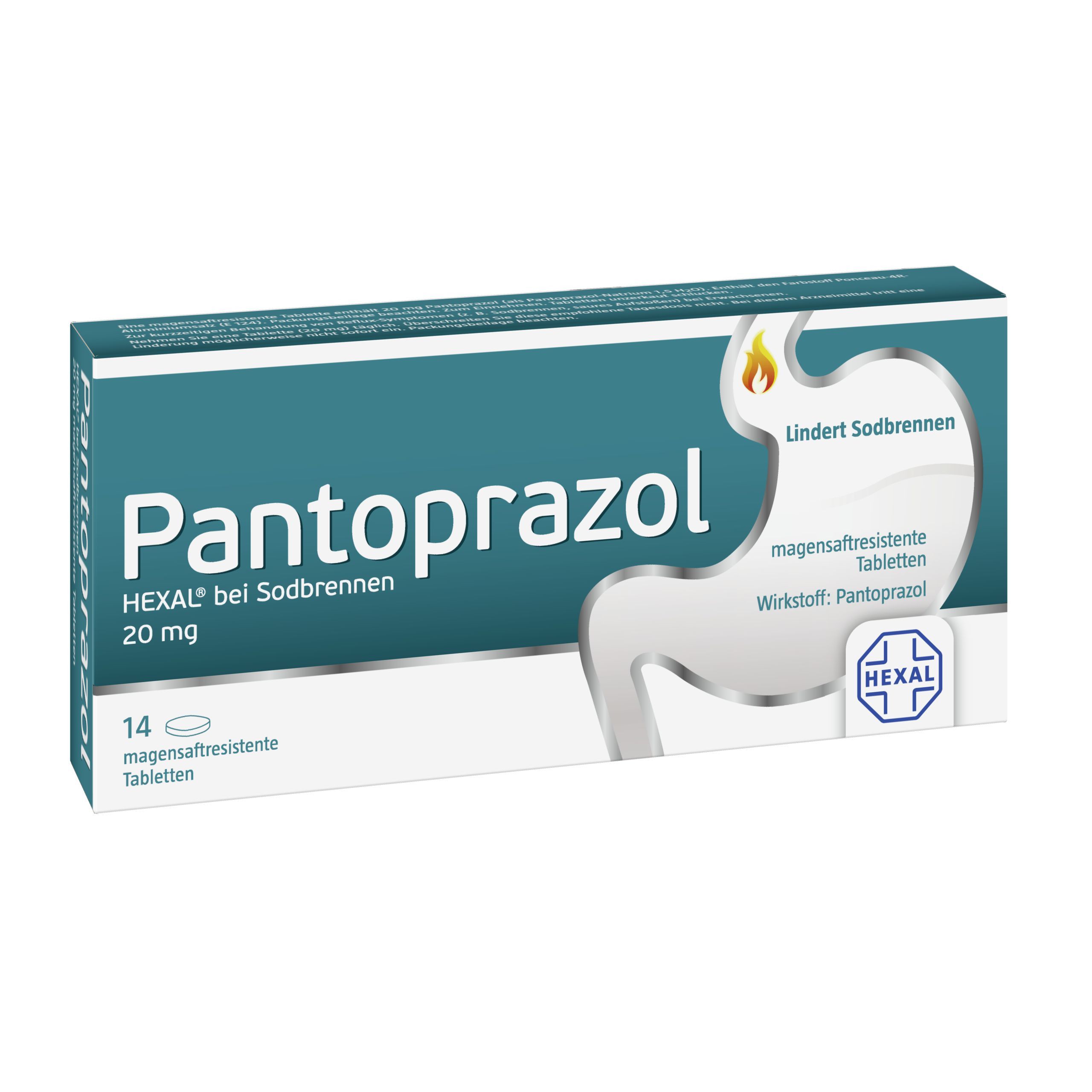 Pantoprazol HEXAL® bei Sodbrennen 20 mg