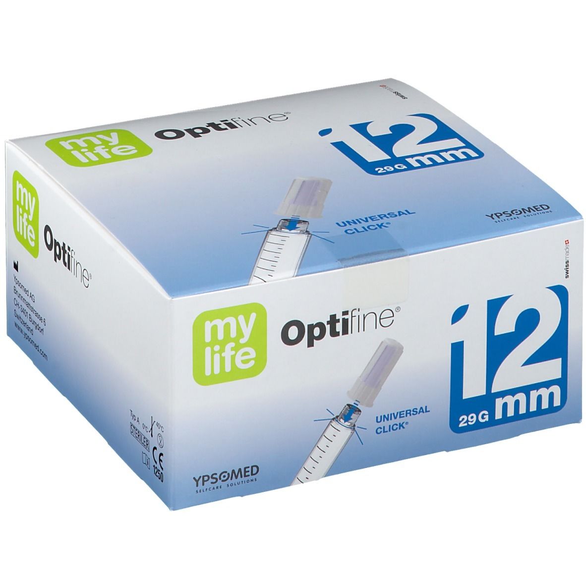 Mylife Optifine Pen-Nadeln 12 mm 100 St Kanüle