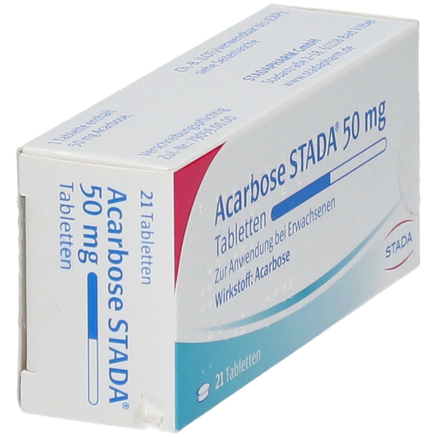 Acarbose Stada 50 mg Tabletten 21 St