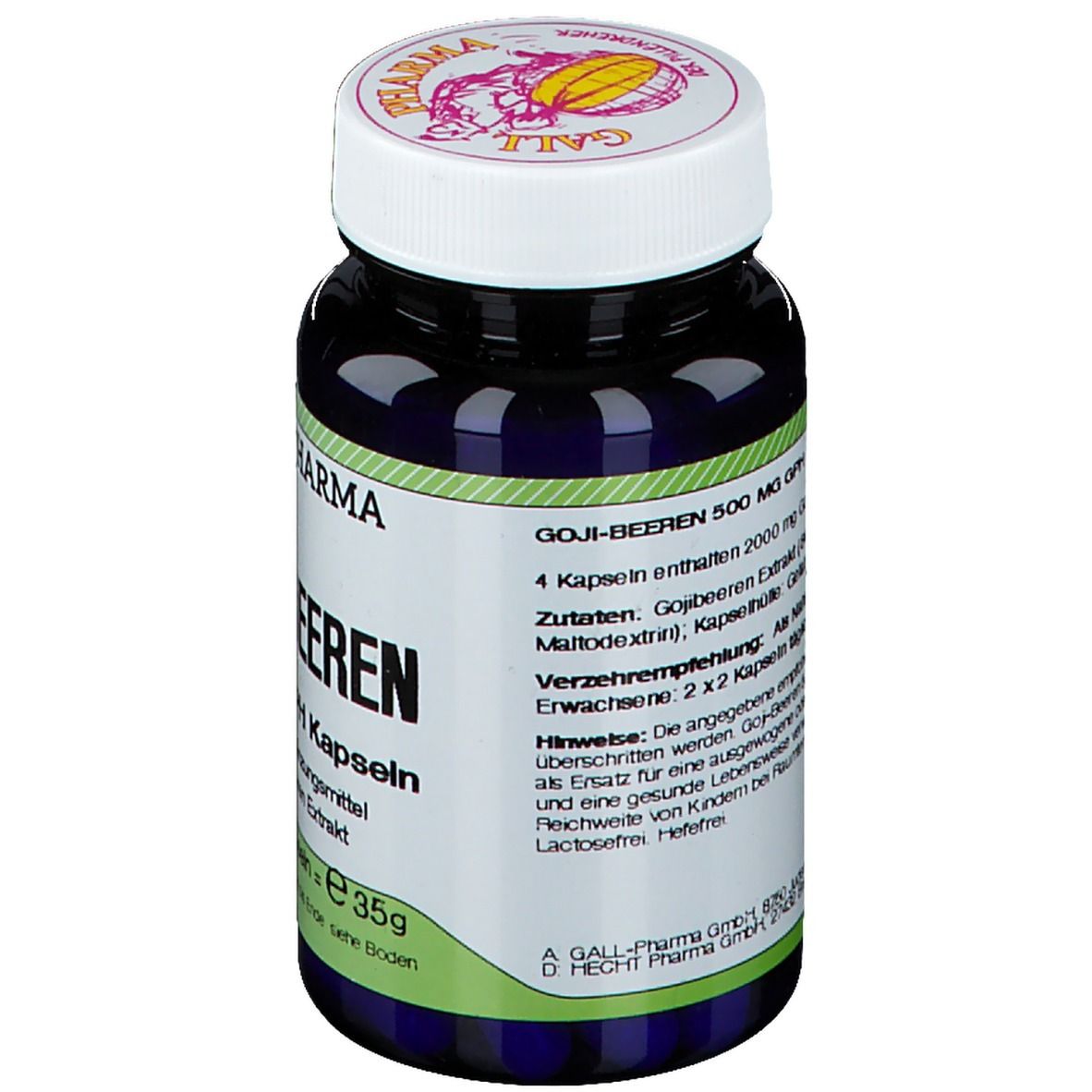 GALL PHARMA Goji-Beeren 500 mg GPH Kapseln