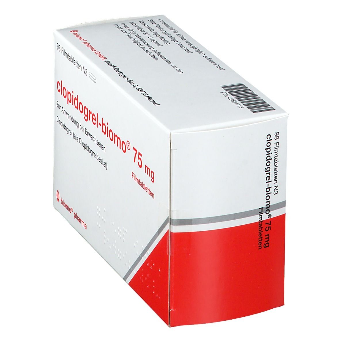 clopidogrel-biomo® 75 mg