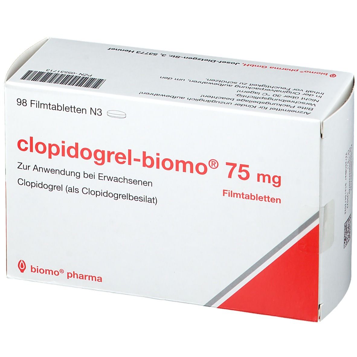 clopidogrel-biomo® 75 mg