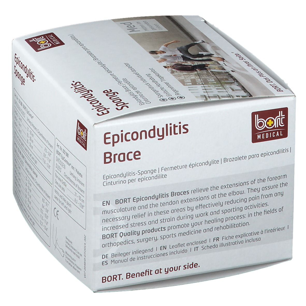 BORT Stabilo® Epicondylitis-Spange mit ulnarer Entlastung Gr. 4 grau