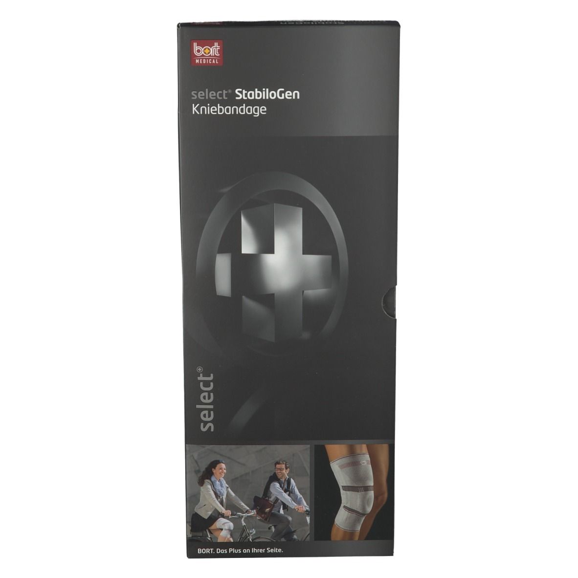 BORT Stabilo genouillère avec articulation 2+ gauche argent 1 pce