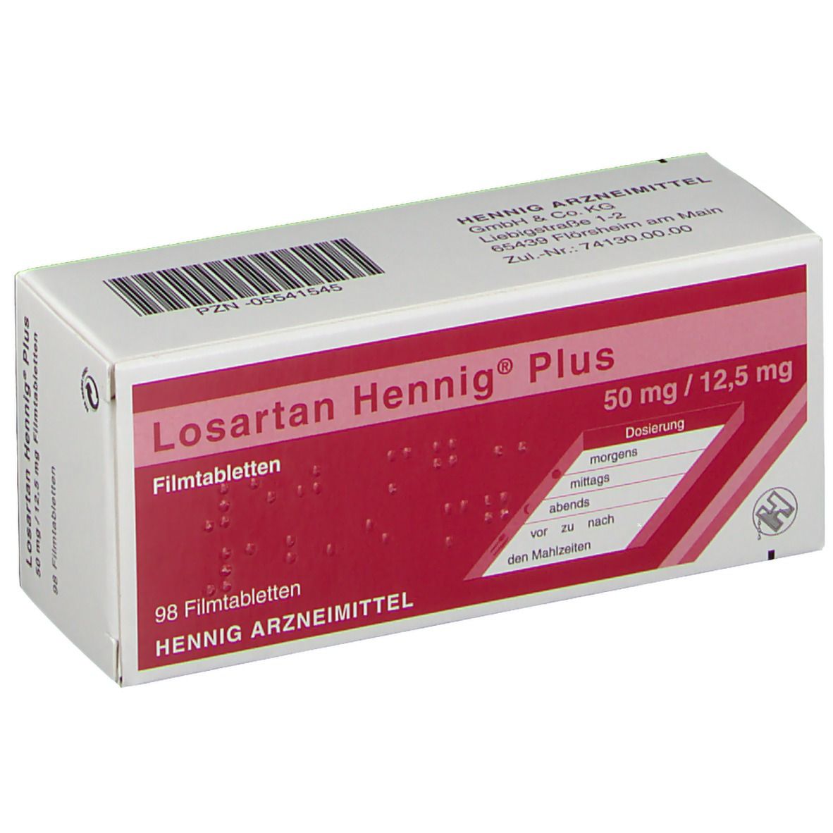 Losartan Hennig® Plus 50 mg/12,5 mg