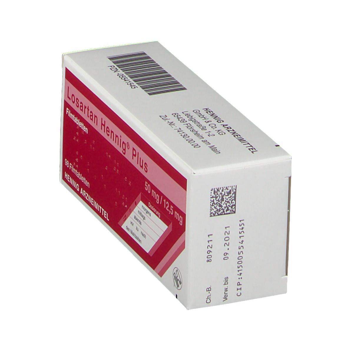 Losartan Hennig® Plus 50 mg/12,5 mg