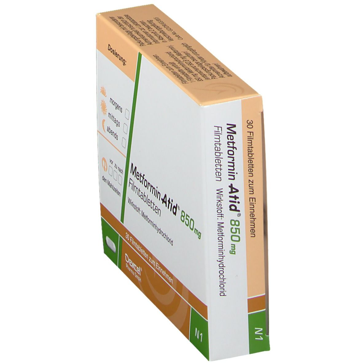 Metformin Atid 850 mg Filmtabletten 30 St