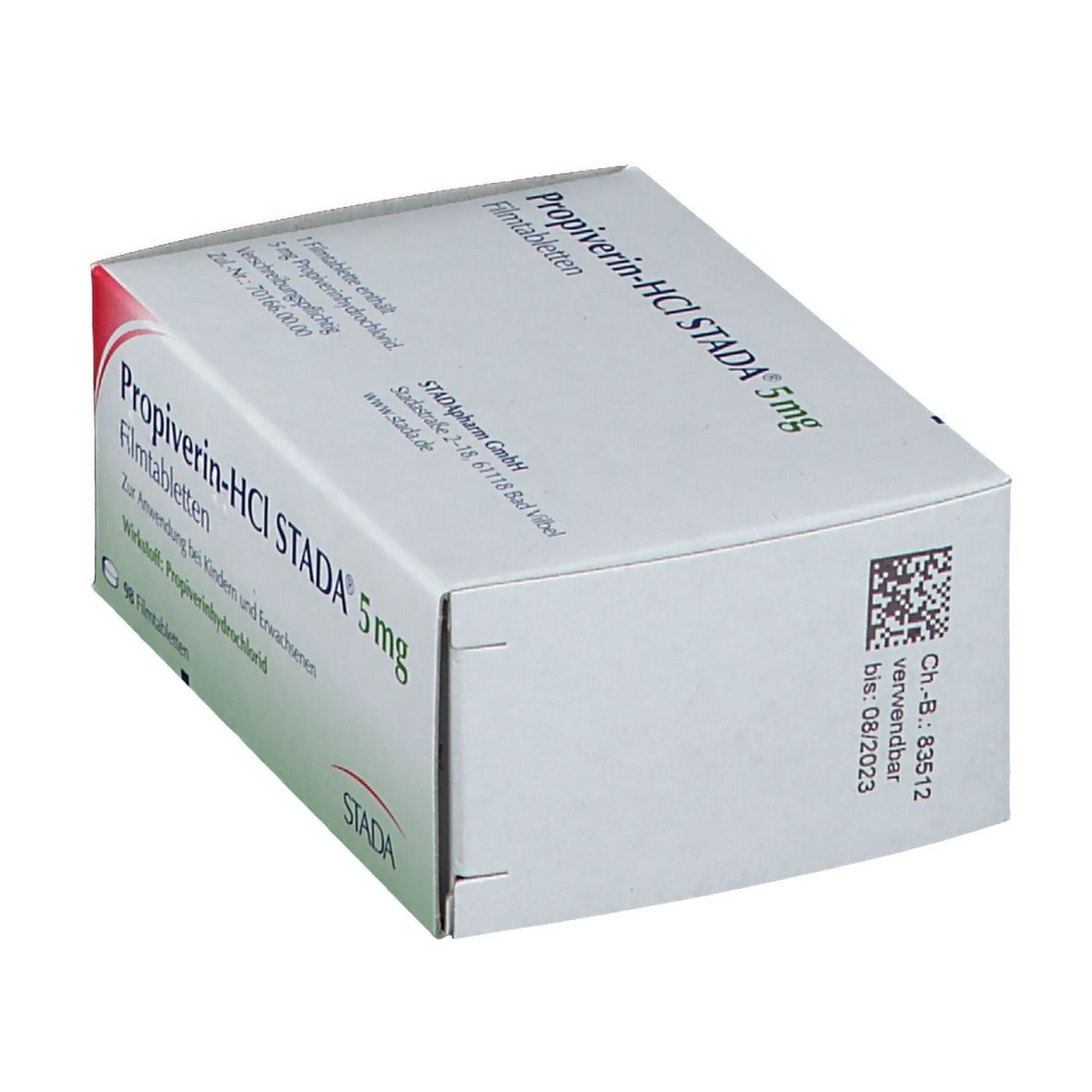 PROPIVERIN-HCl Stada 5 mg Filmtabletten 98 St