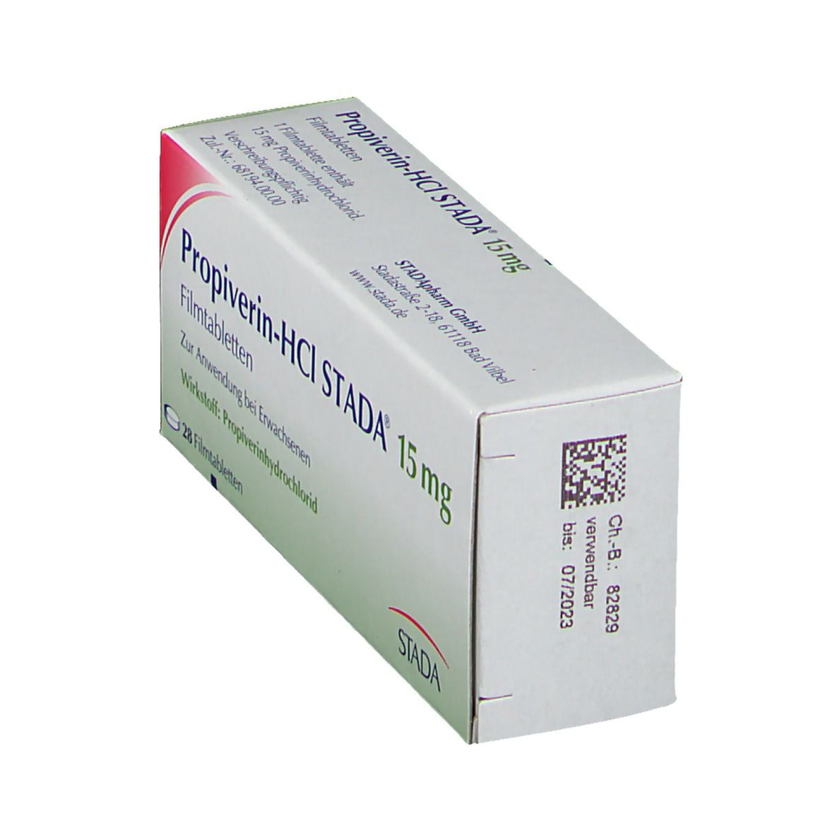 PROPIVERIN-HCl Stada 15 mg Filmtabletten 28 St