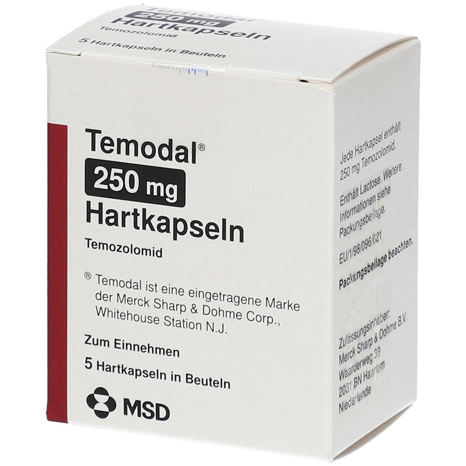 Temodal 250 mg  In Beuteln