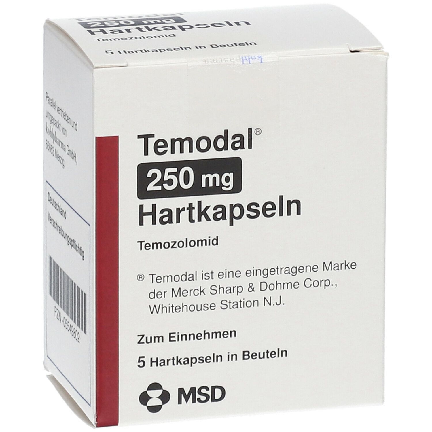 Temodal 250 mg  In Beuteln