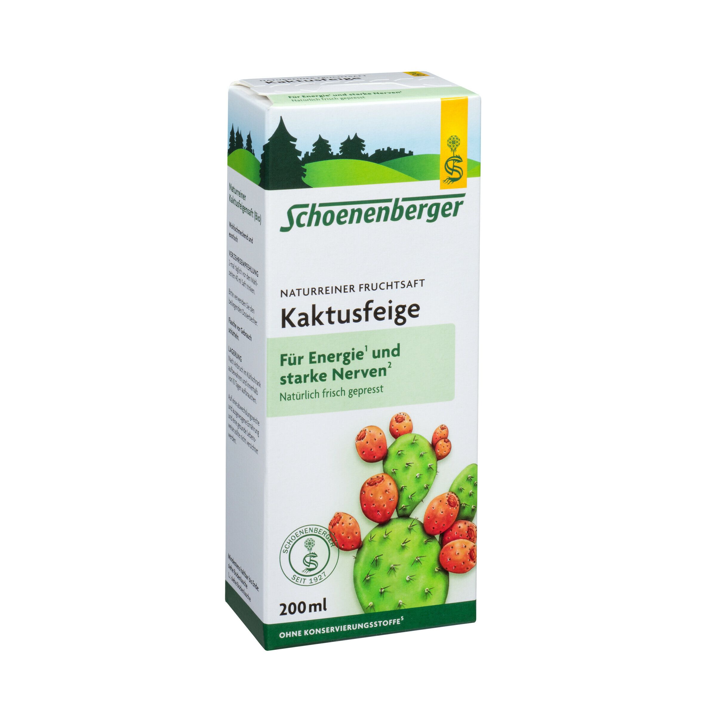 Schoenenberger® naturreiner Fruchtsaft Kaktusfeige