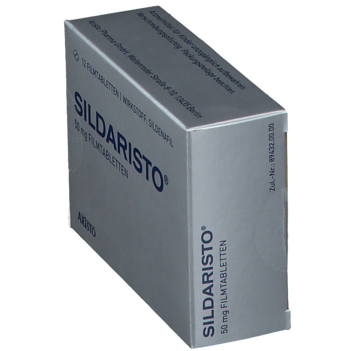 Sildaristo 50 mg Filmtabletten 12 St