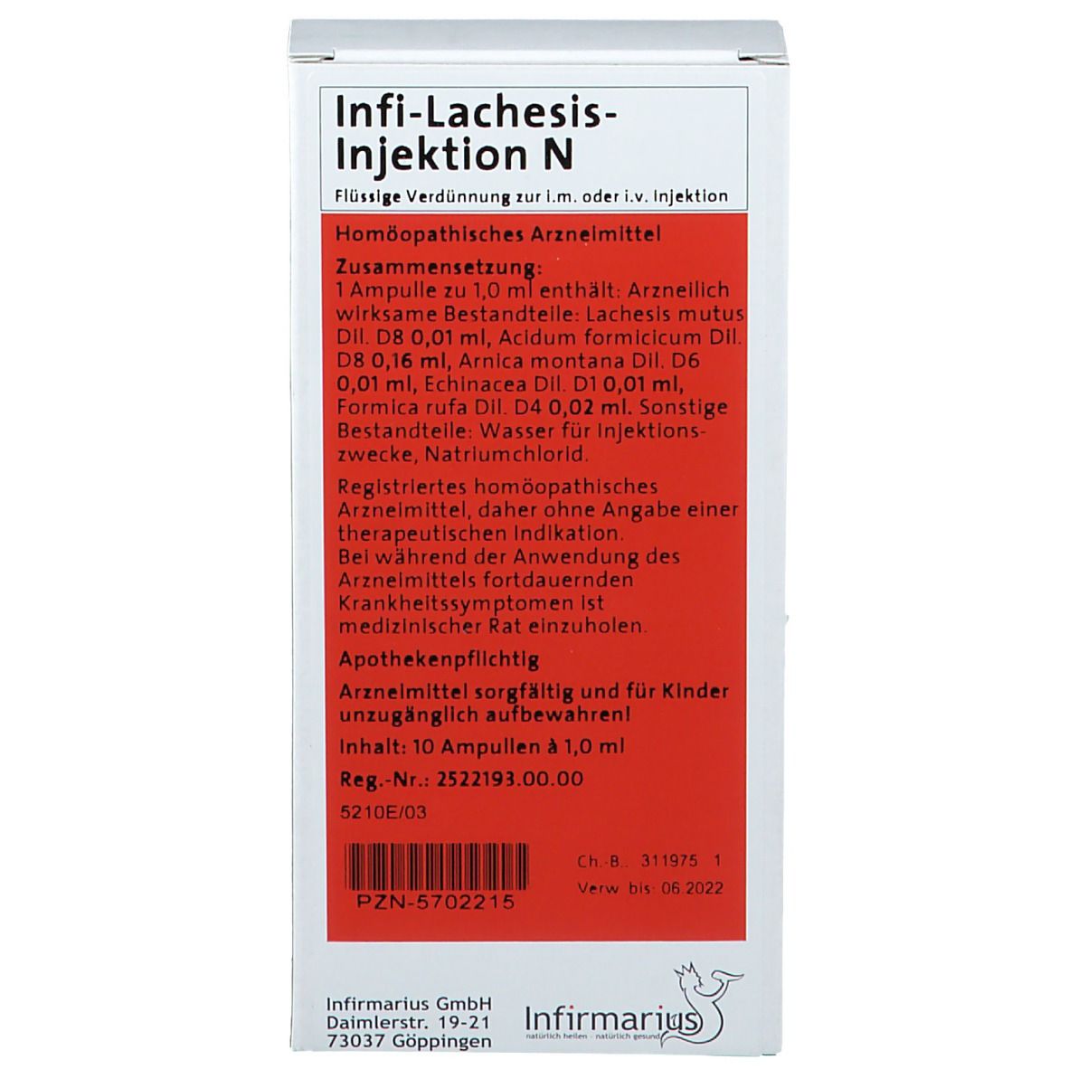 Infi-Lachesis-Injektion N