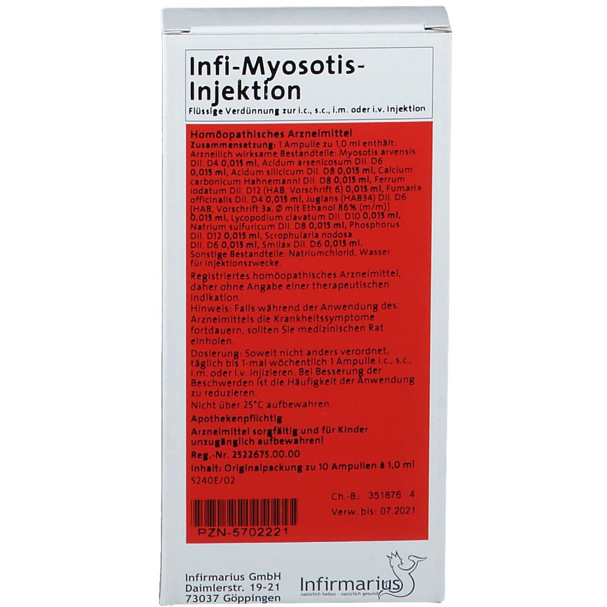 INFI Myosotis Injektion